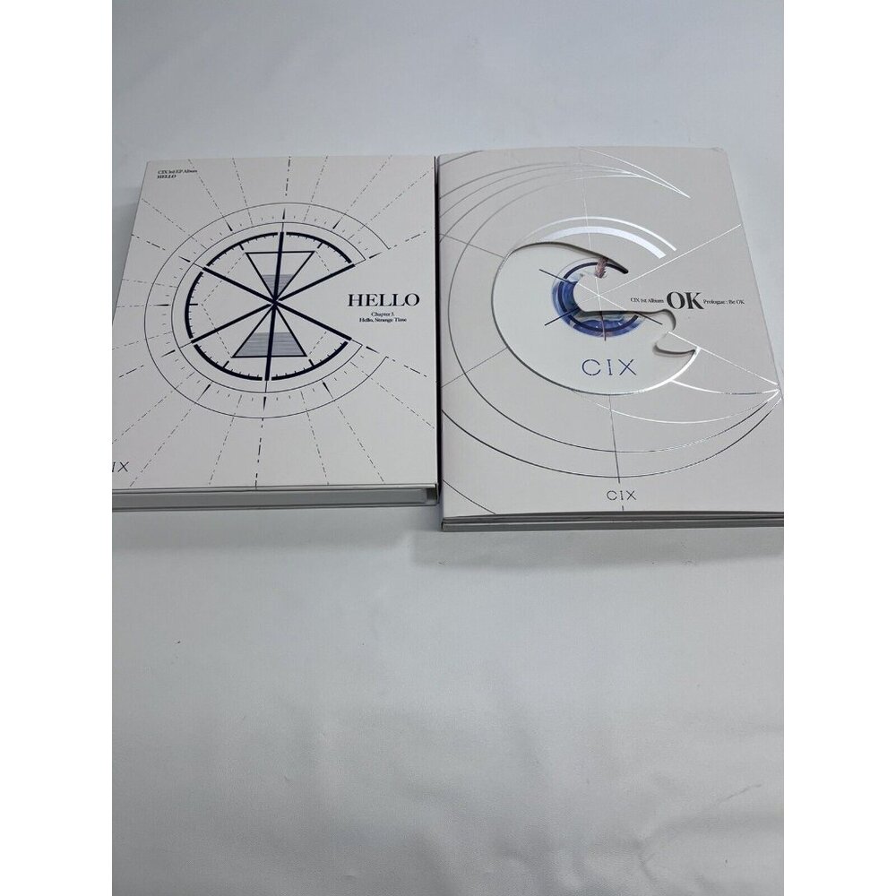 CIX HELLO CHAPTER and OK Official Album Lot with Photocards